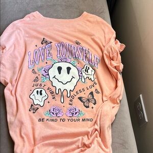 Endless Love Peach Short Sleeve Tee